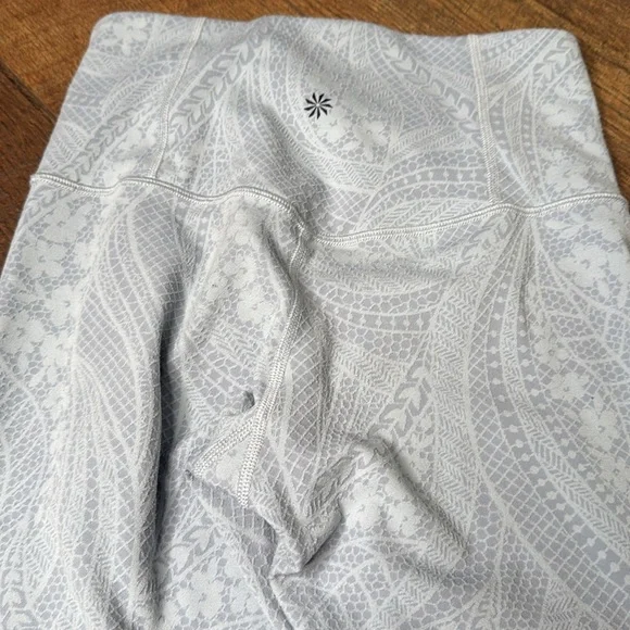 Athleta Elation Textured Tight Dreamweaver Blue Star size XS leggings - Picture 8 of 12